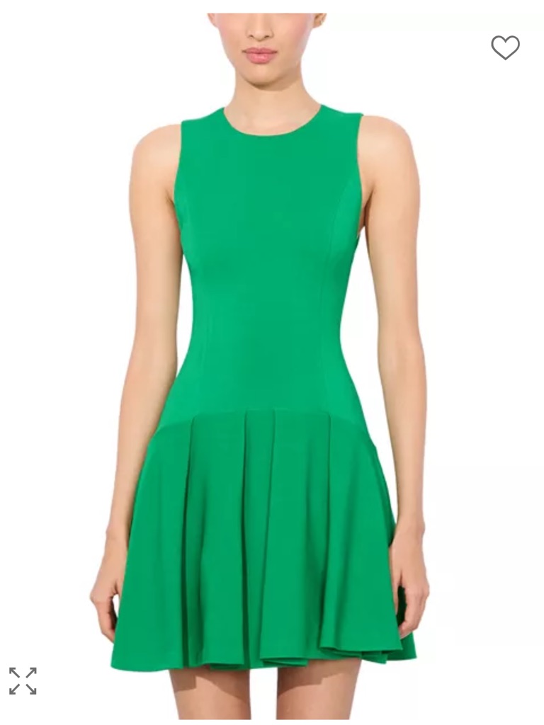 Nwt Alice + Olivia Pleated Dress